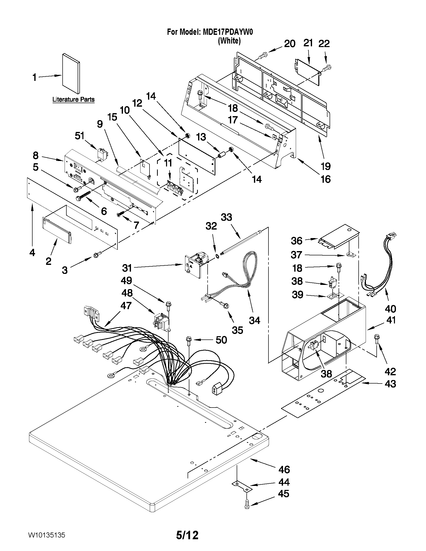 TOP AND CONSOLE PARTS