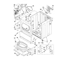 Maytag MDE17PDAYW0 cabinet parts diagram