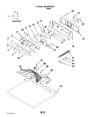 Top and console parts