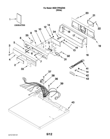 Top and console parts