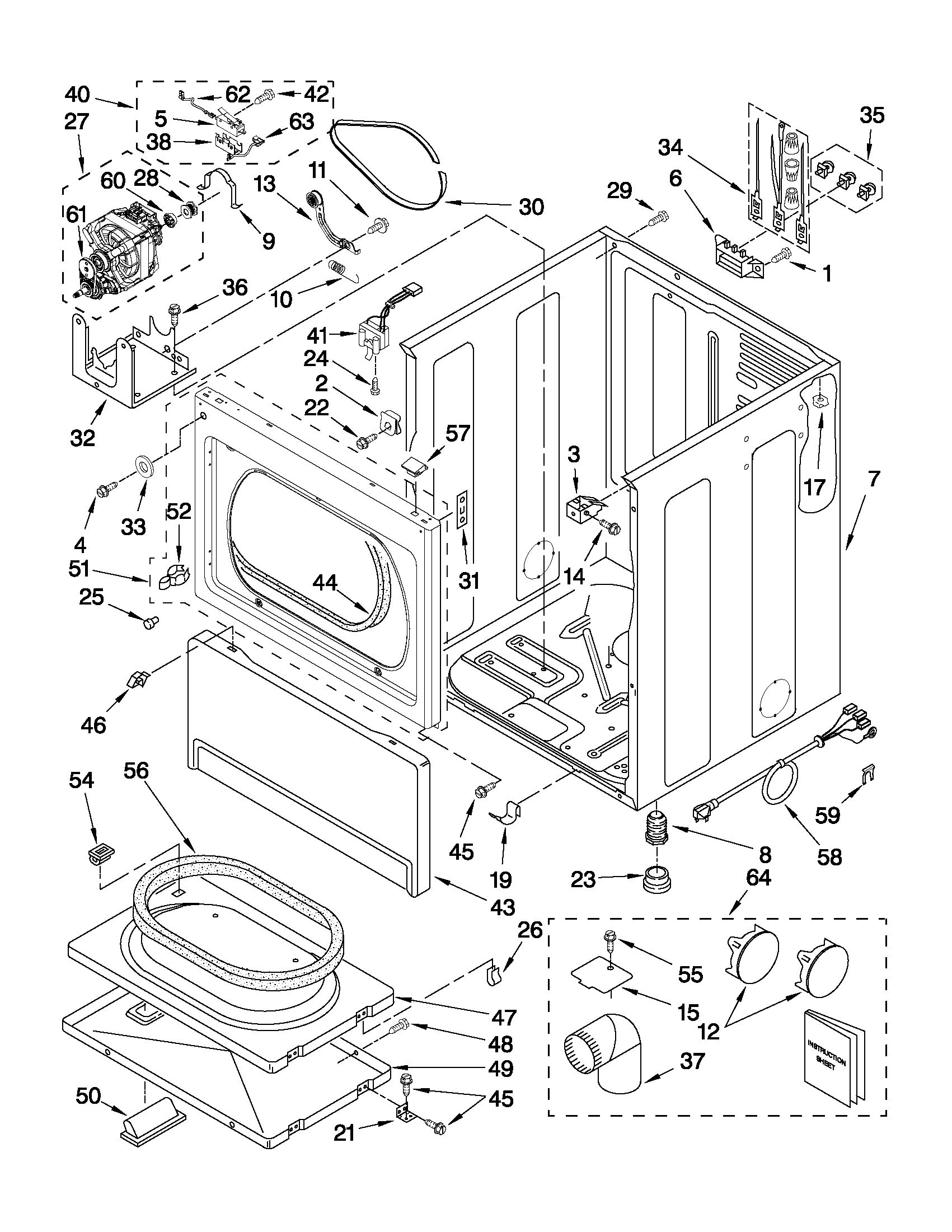 Cabinet parts