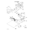 Maytag MDE17CSAYW0 top and console parts diagram