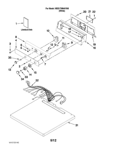 Top and console parts