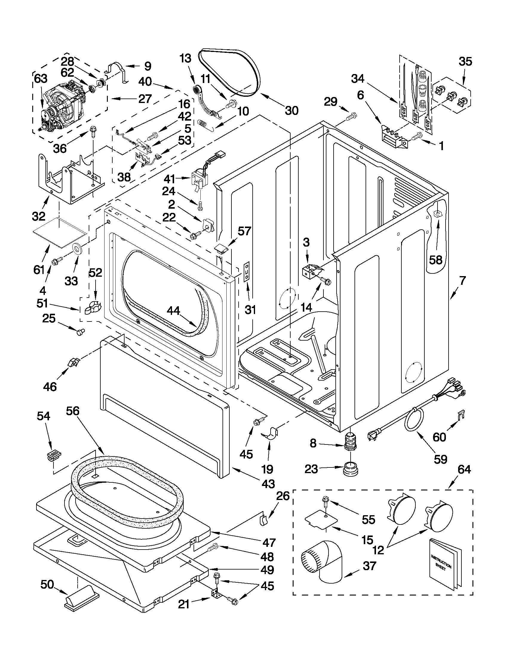 Cabinet parts