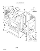 Lower cabinet and front panel parts