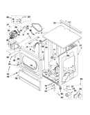 Upper cabinet and front panel parts