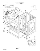 Lower cabinet and front panel parts
