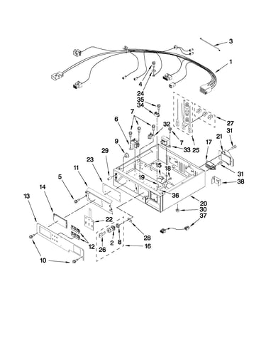 Control panel and separator parts