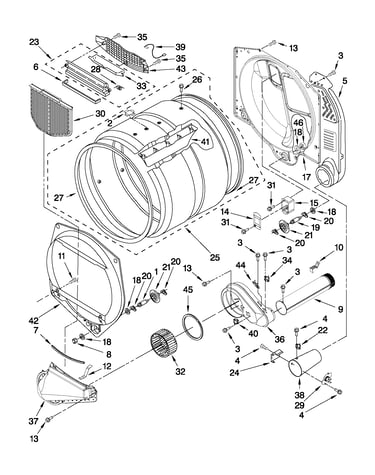 Upper and lower bulkhead parts