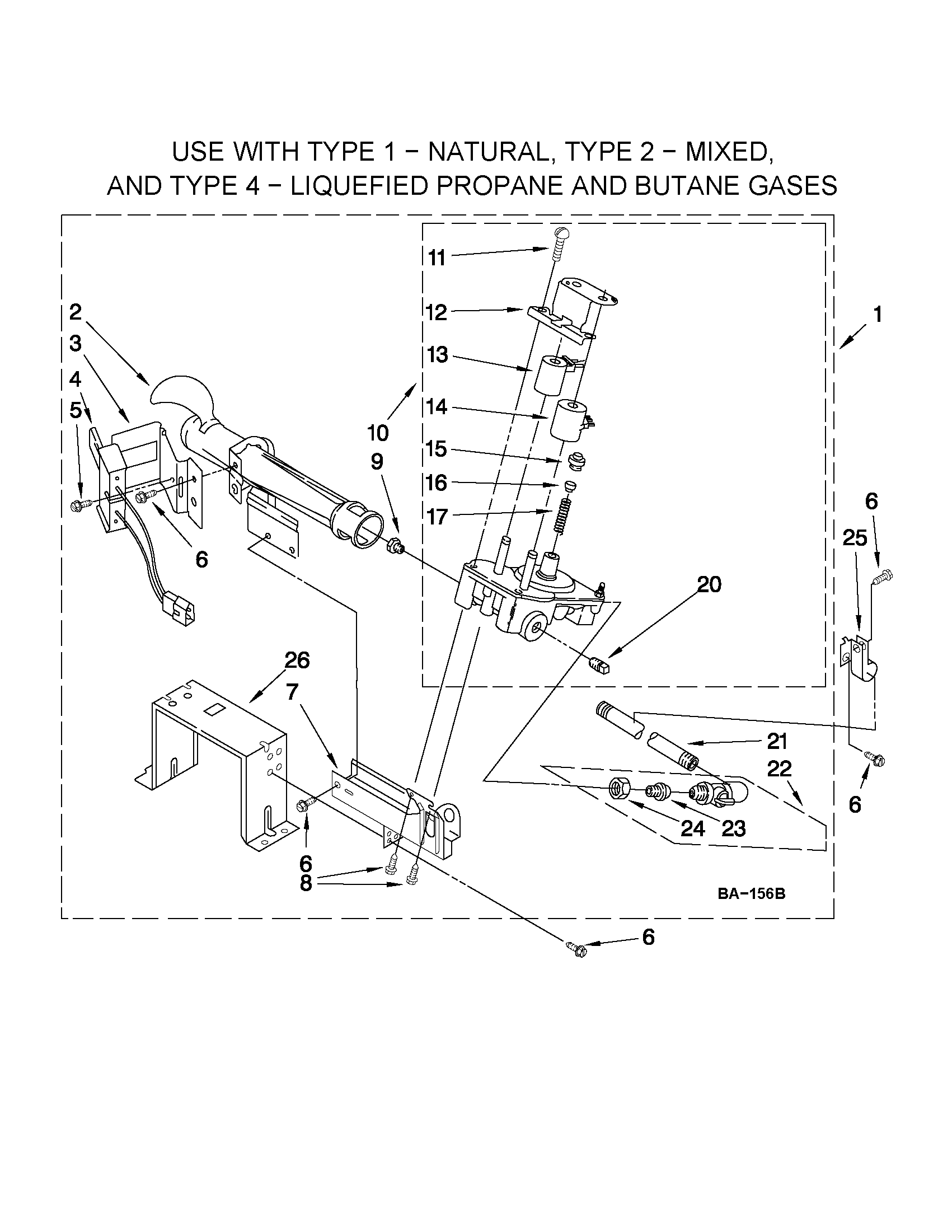 W10096909 BURNER ASSEMBLY