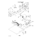Maytag MDE17CSAYW1 top and console parts diagram