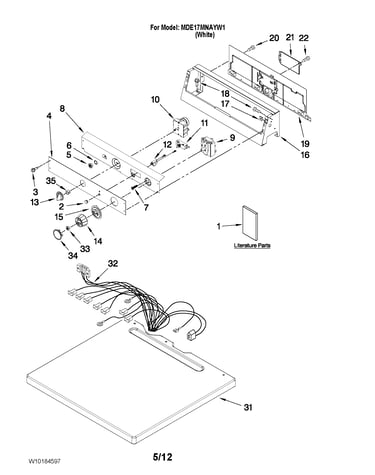 Top and console parts