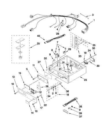 Control panel and separator parts