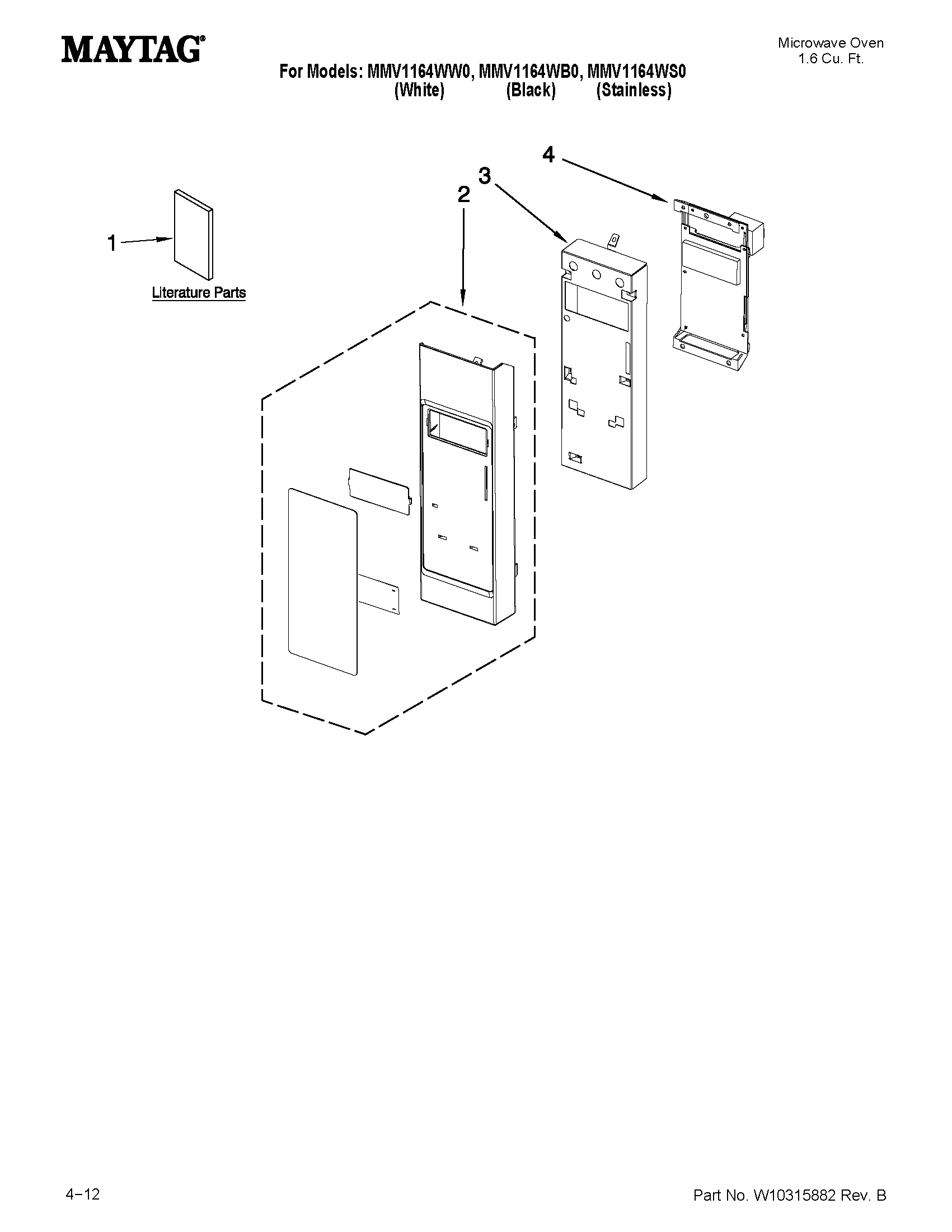 Control panel parts