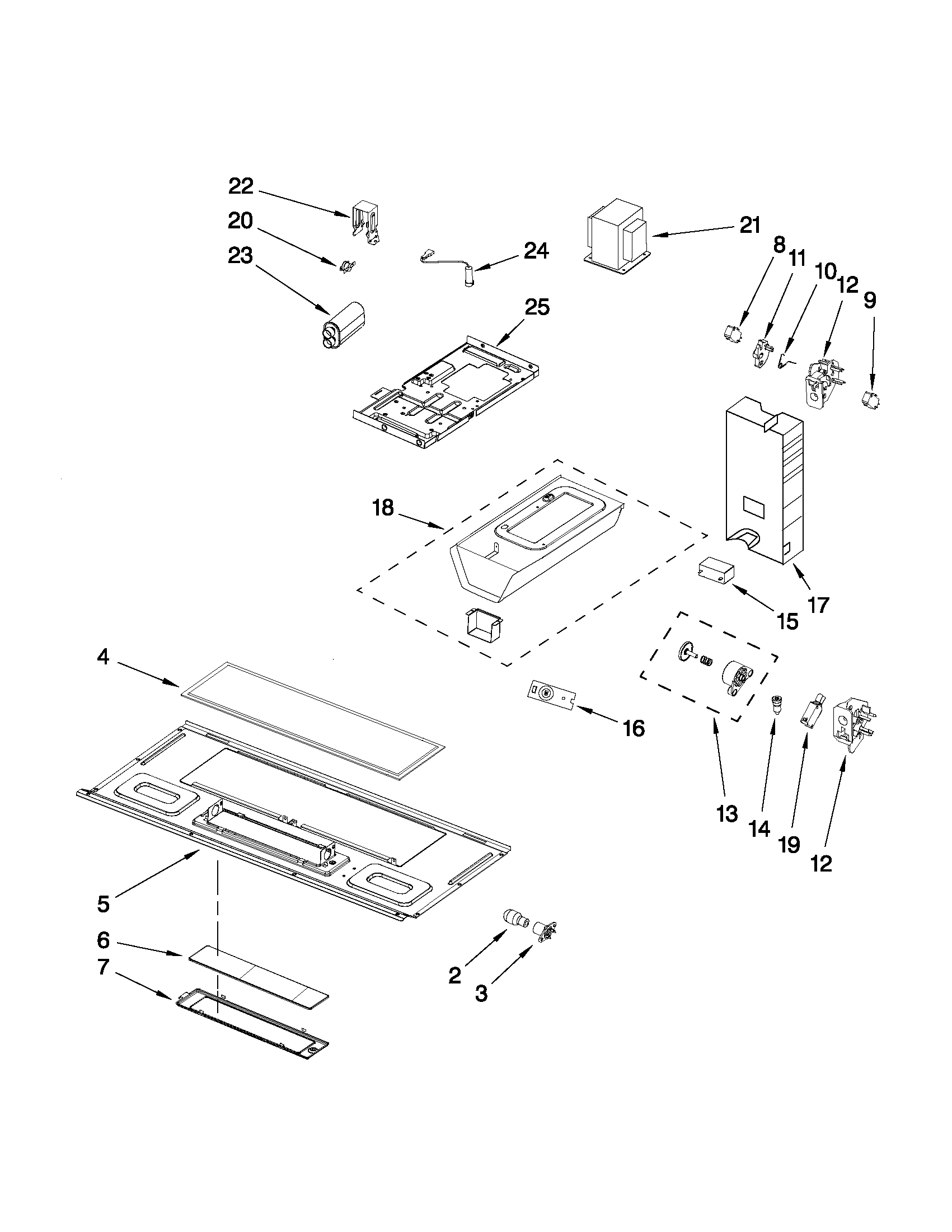 Interior and ventilation parts