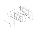 Microwave door parts