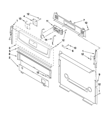 Control panel parts