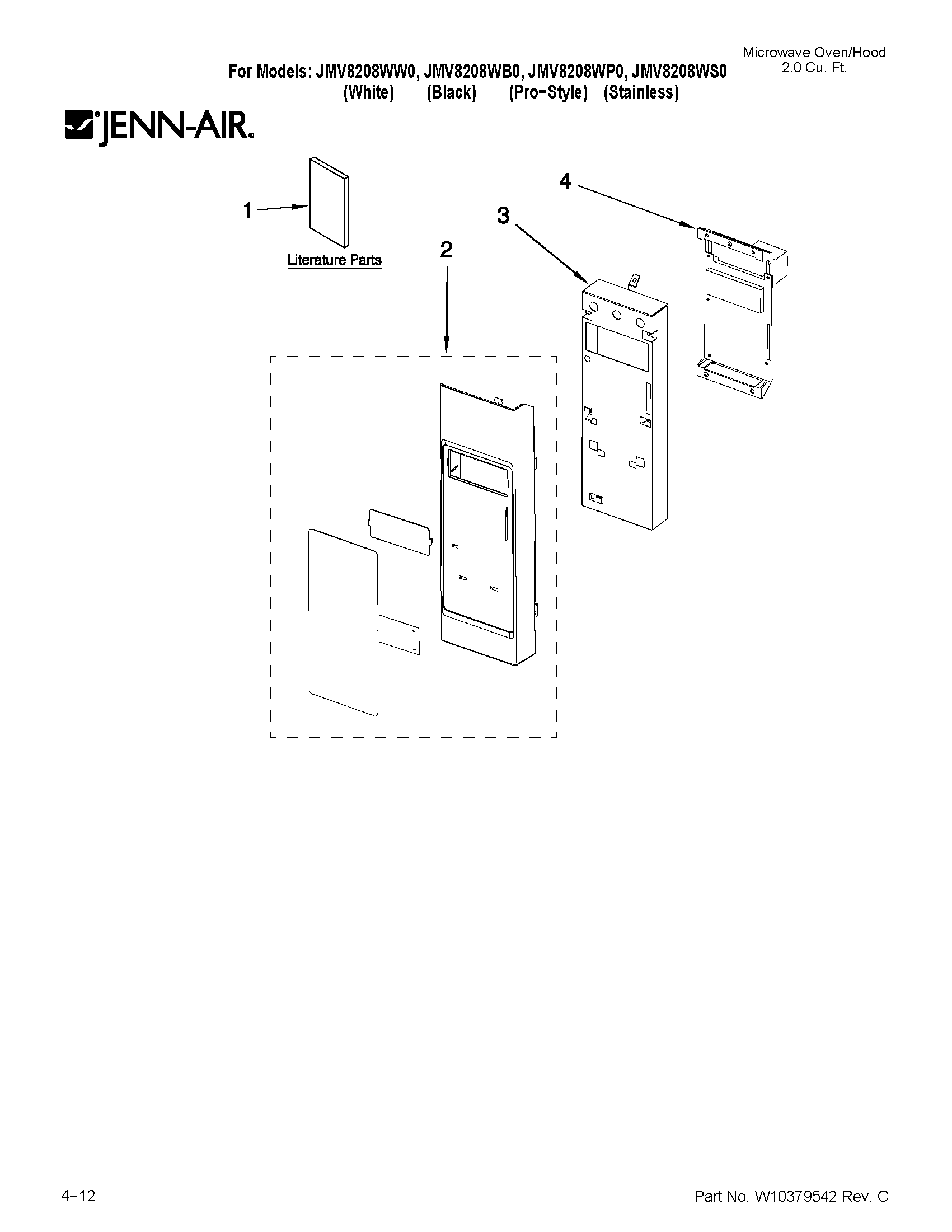 Control panel parts