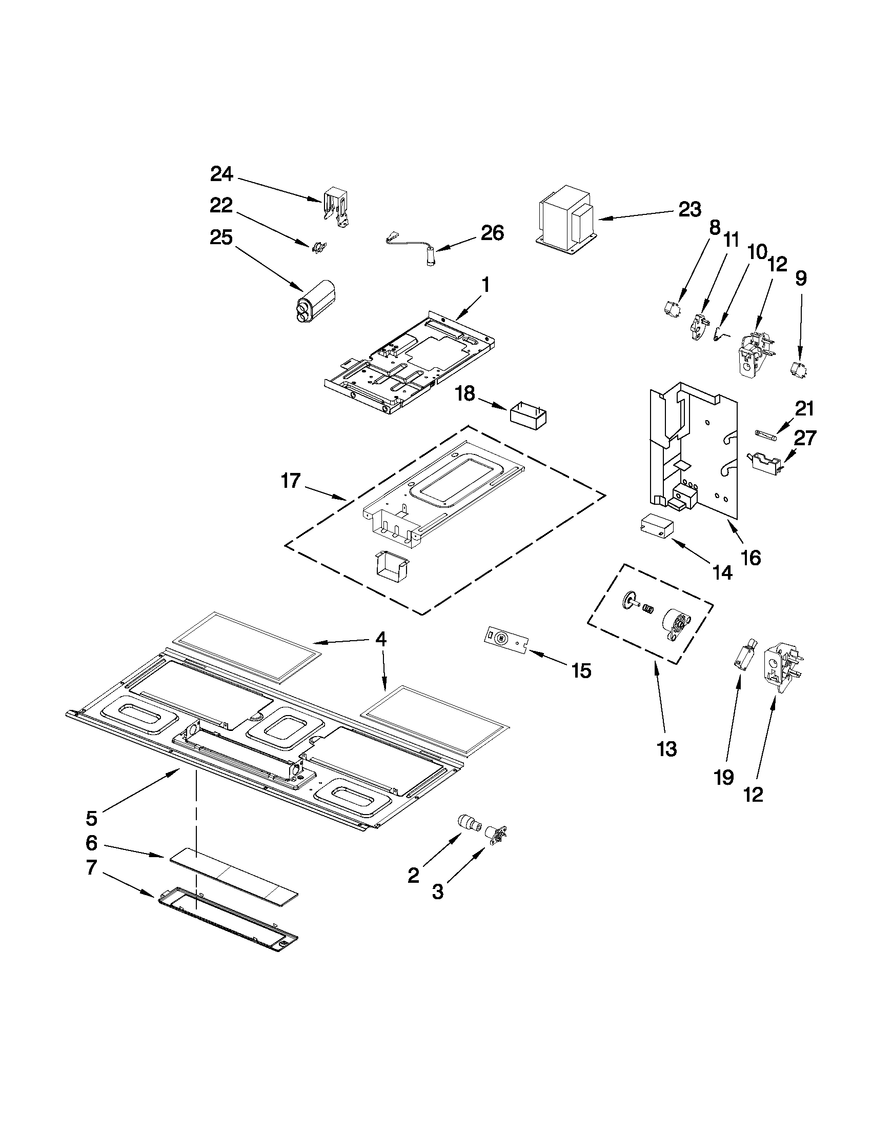 Interior and ventilation parts