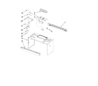 Jenn-Air YJMV8208WS0 cabinet and installation parts diagram