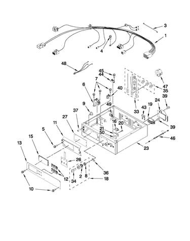 Control panel and separator parts
