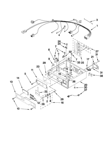 Control panel and separator parts