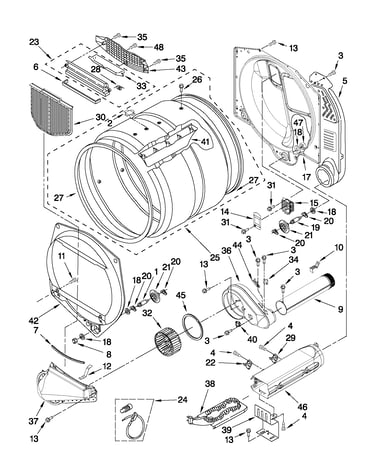 Upper and lower bulkhead parts