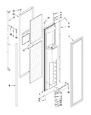 Freezer door parts