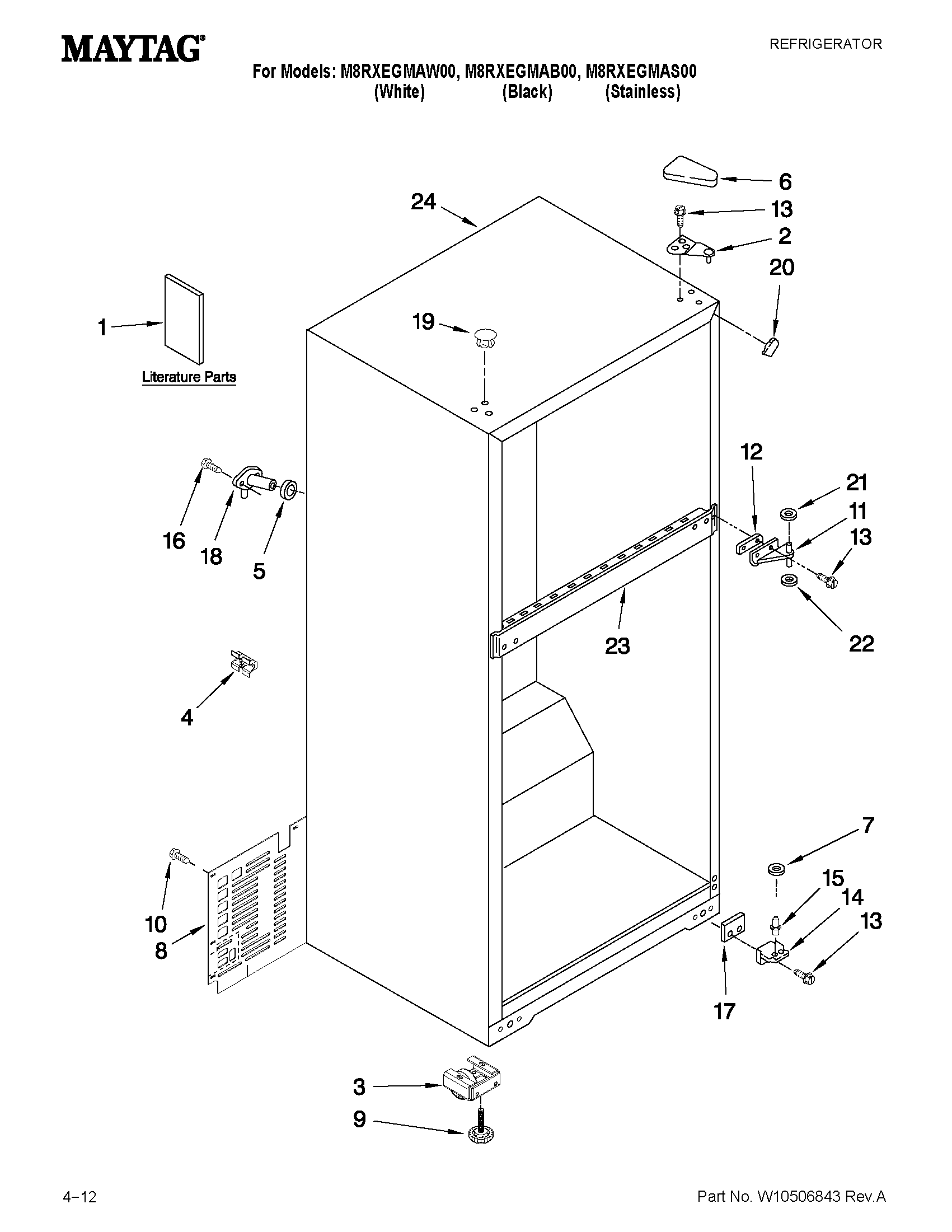 CABINET PARTS