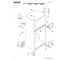 Maytag M8RXEGMAS00 cabinet parts diagram