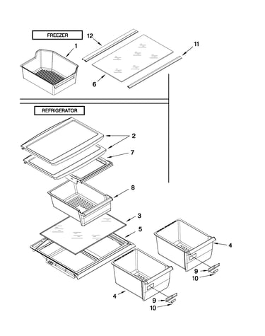 Shelf parts