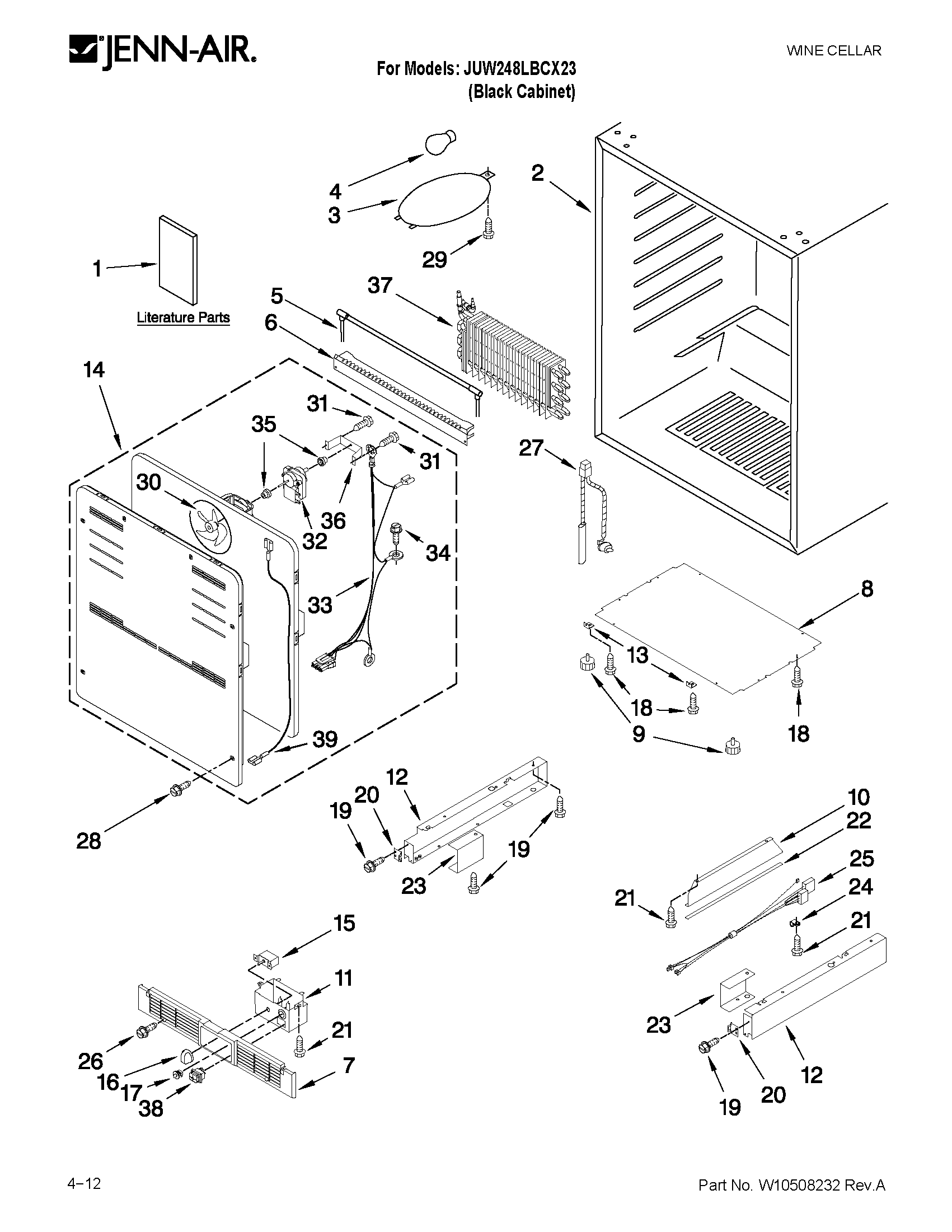 Cabinet parts