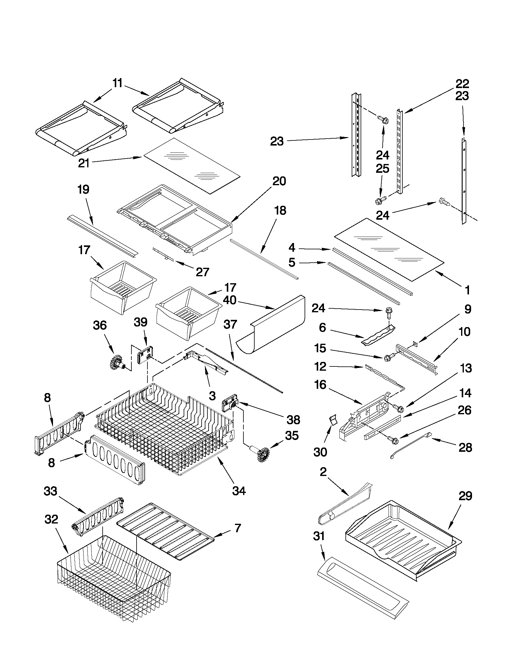 SHELF PARTS