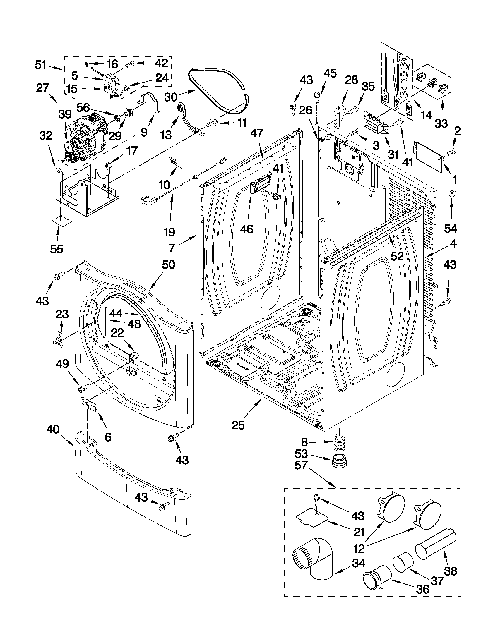Cabinet parts