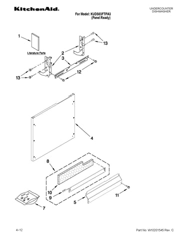 Door and panel parts