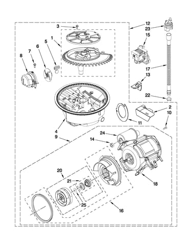 Pump and motor parts