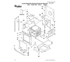 Whirlpool RBS305PVB00 oven parts diagram