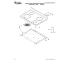 Whirlpool WFE301LVS0 cooktop parts diagram