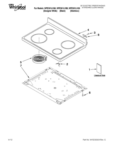 Cooktop parts