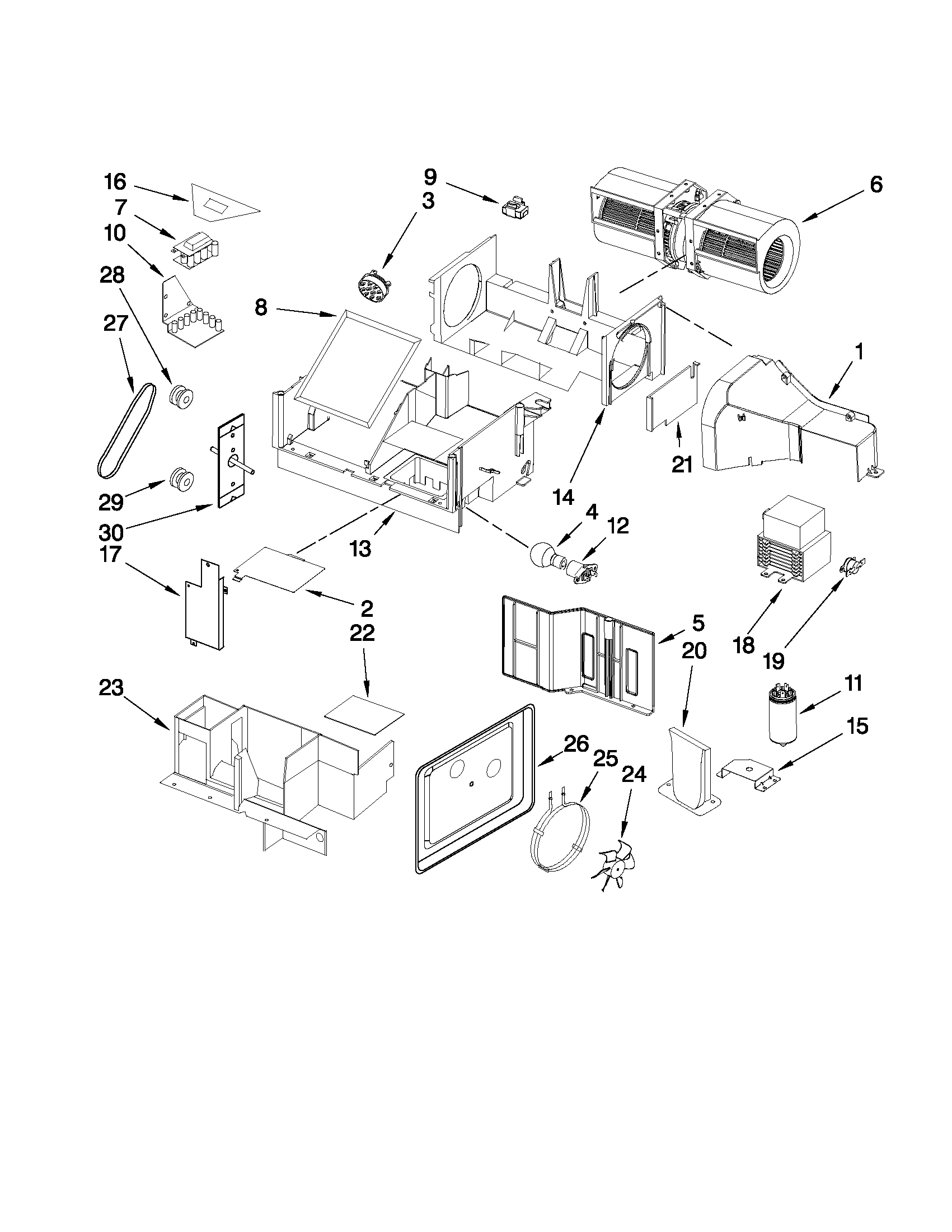 Air flow parts