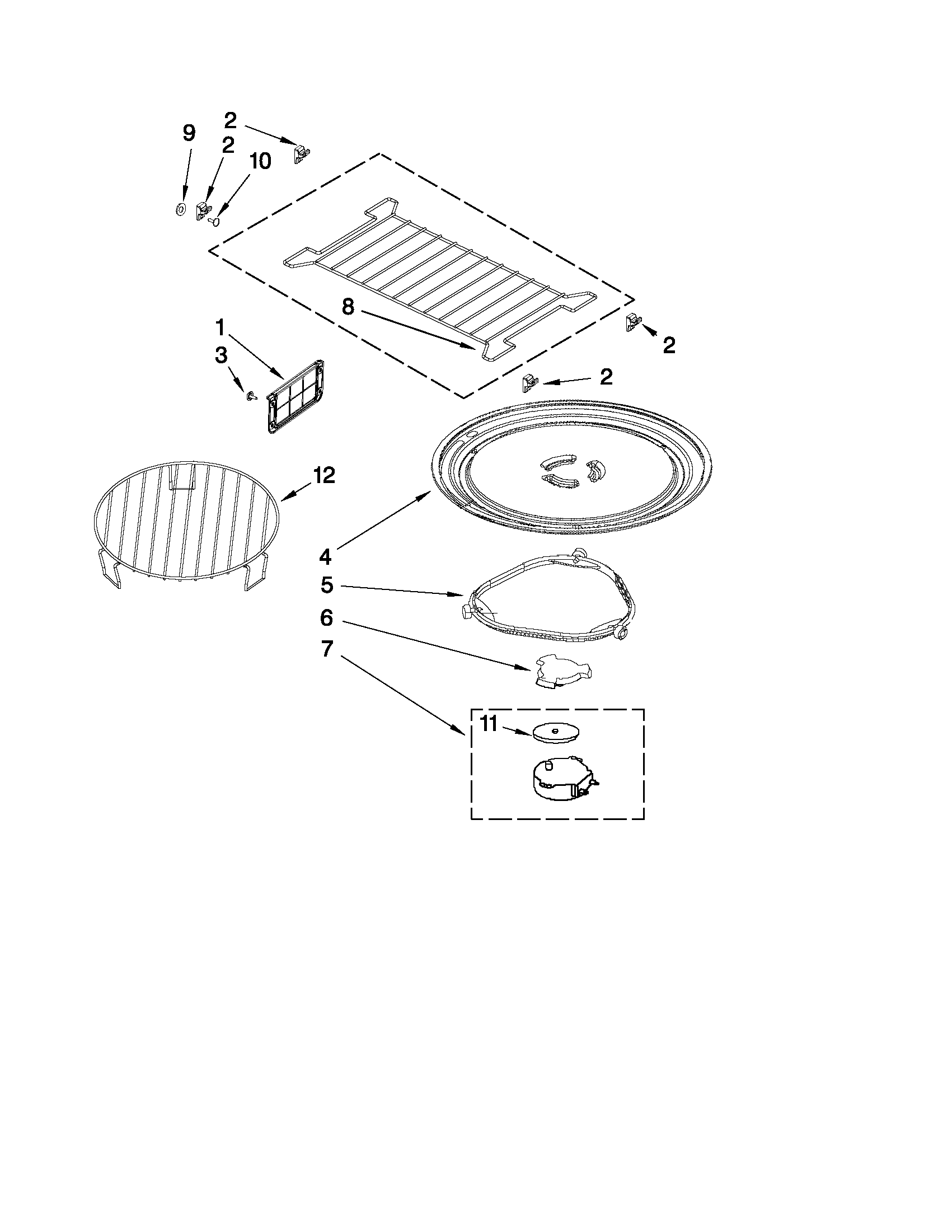 Turntable parts