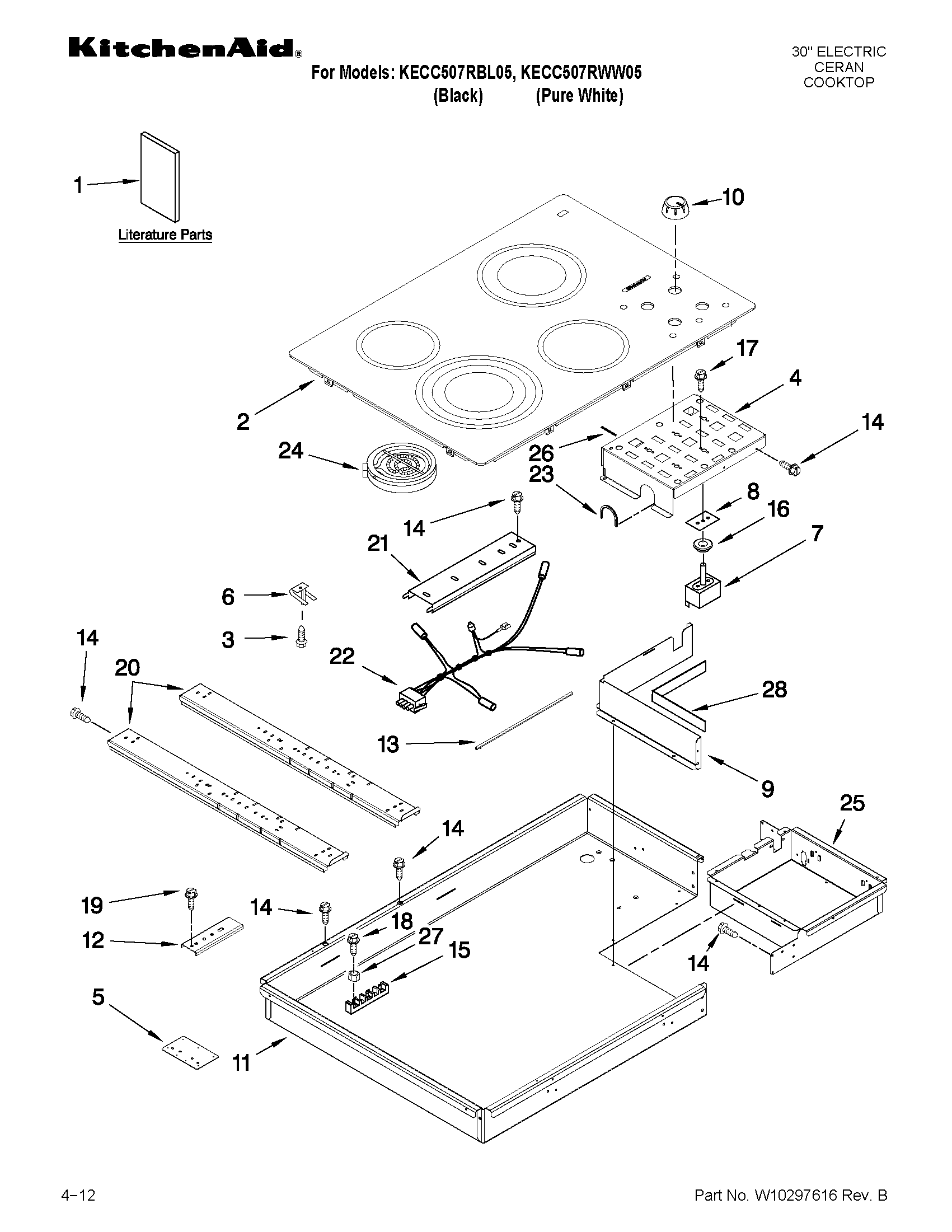 COOKTOP PARTS