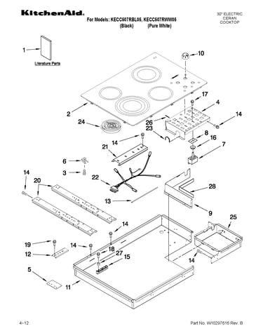 Cooktop parts