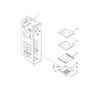 Whirlpool GSF26C5EXY02 freezer liner parts diagram