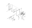 Whirlpool GSF26C5EXY02 dispenser front parts diagram