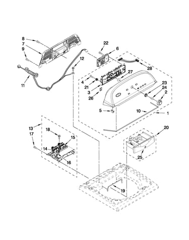 Console and dispenser parts