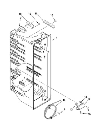 Refrigerator liner parts