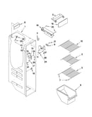 Freezer liner parts