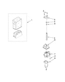 Motor and ice container parts