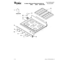 Whirlpool WFG381LVQ3 cooktop parts diagram